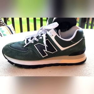 New Balance 574 Rugged Green Sneakers (size 11 women's)